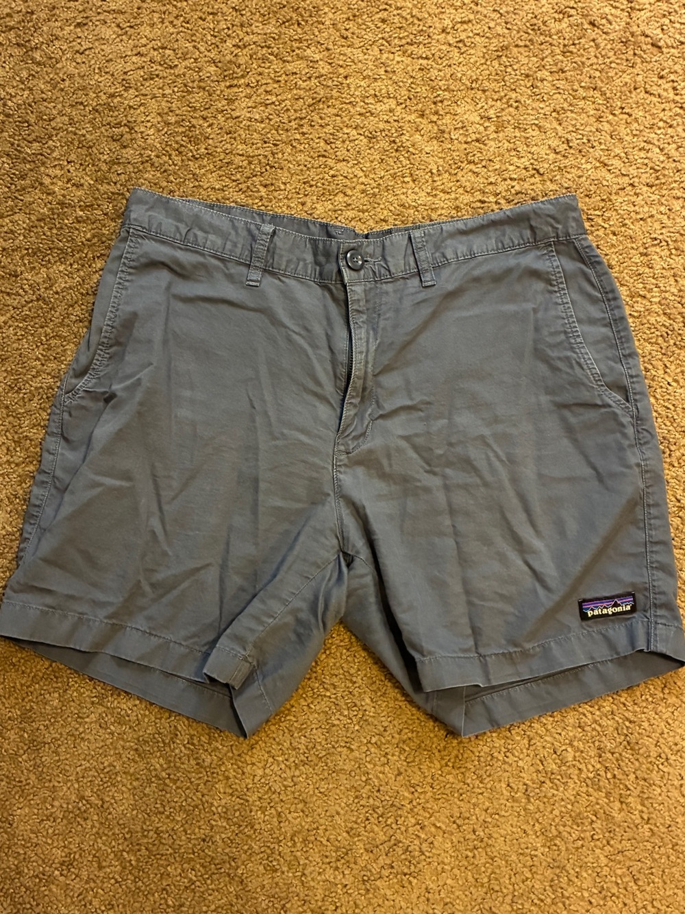 Patagonia Men's Blue-Gray Chino-Style Shorts